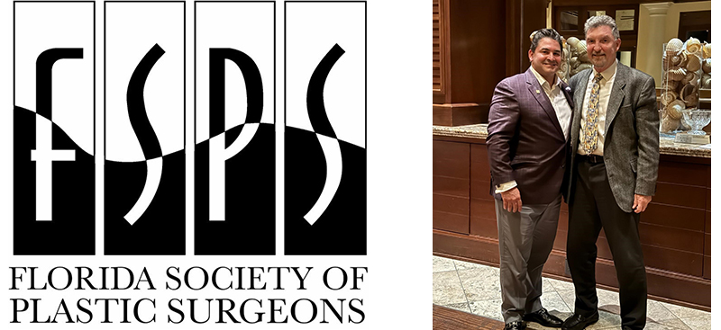 Florida Society of Plastic Surgeons welcoming Manuel M. Pena M.D. as President
